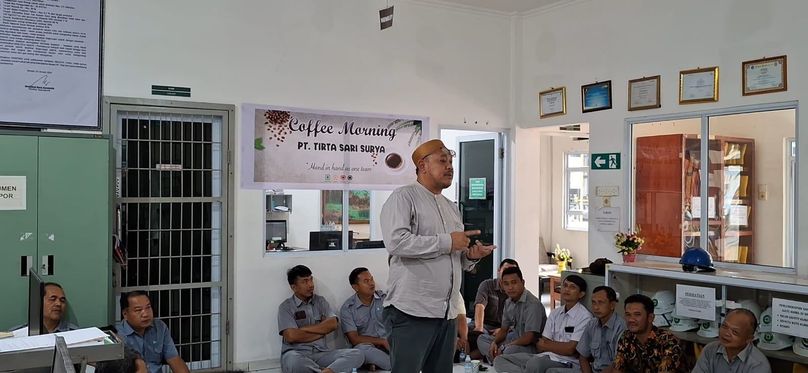 Coffee Morning Sparks Enthusiasm at the Beginning of 2025 for PT Tirta Sari Surya