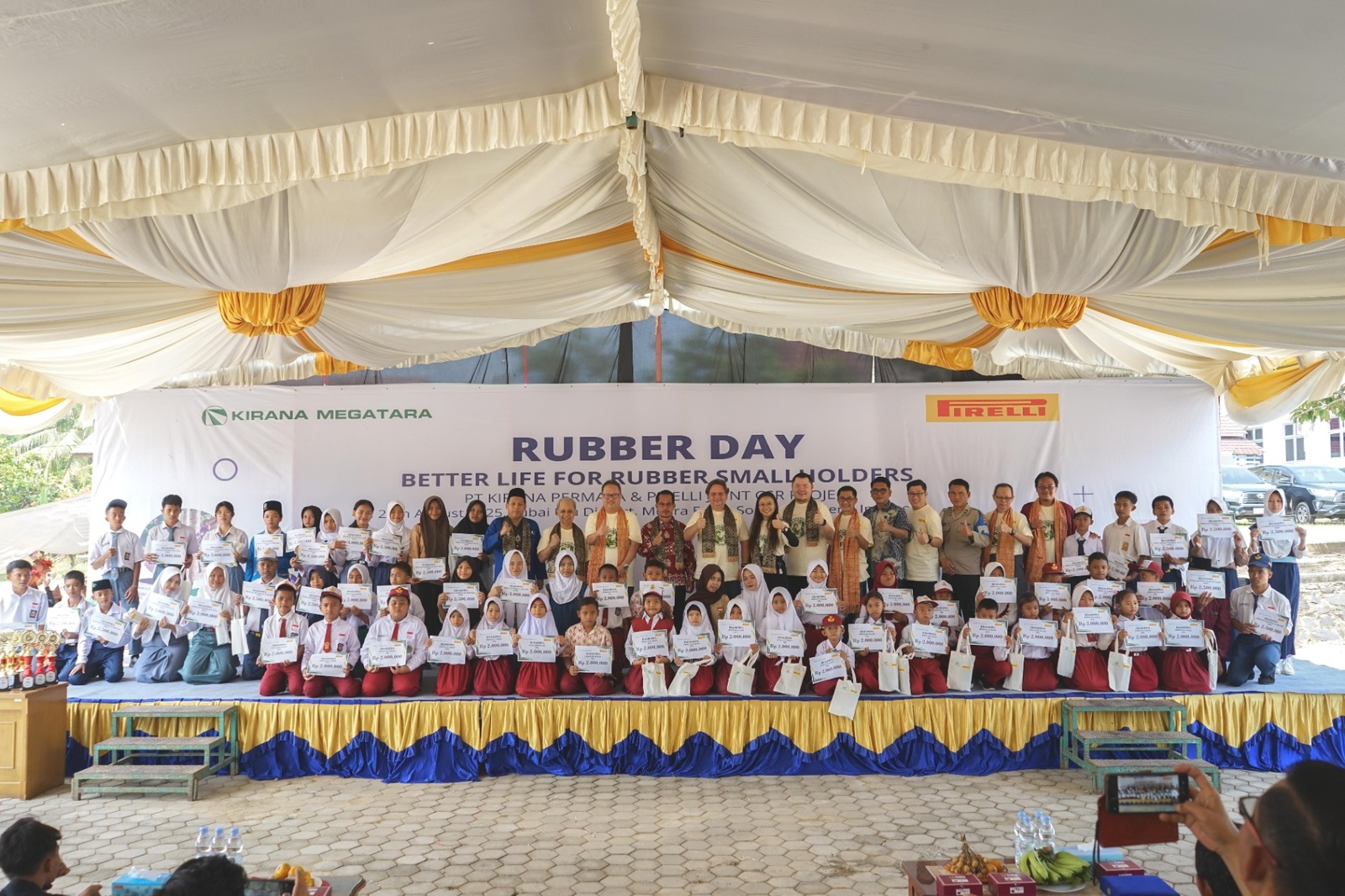 Joint CSR of PT Kirana Permata & Pirelli to Embrace Rubber Farmers and Sharing Session of FSC-Certified Rubber Benefits