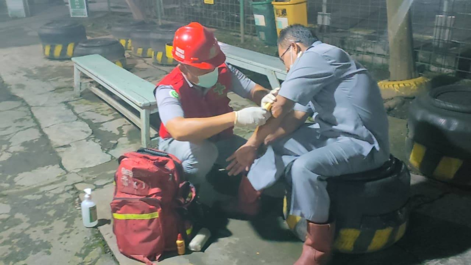 TKTD Fire Emergency Response Simulation at the Shell Furnace Area of PT Kirana Musi Persada