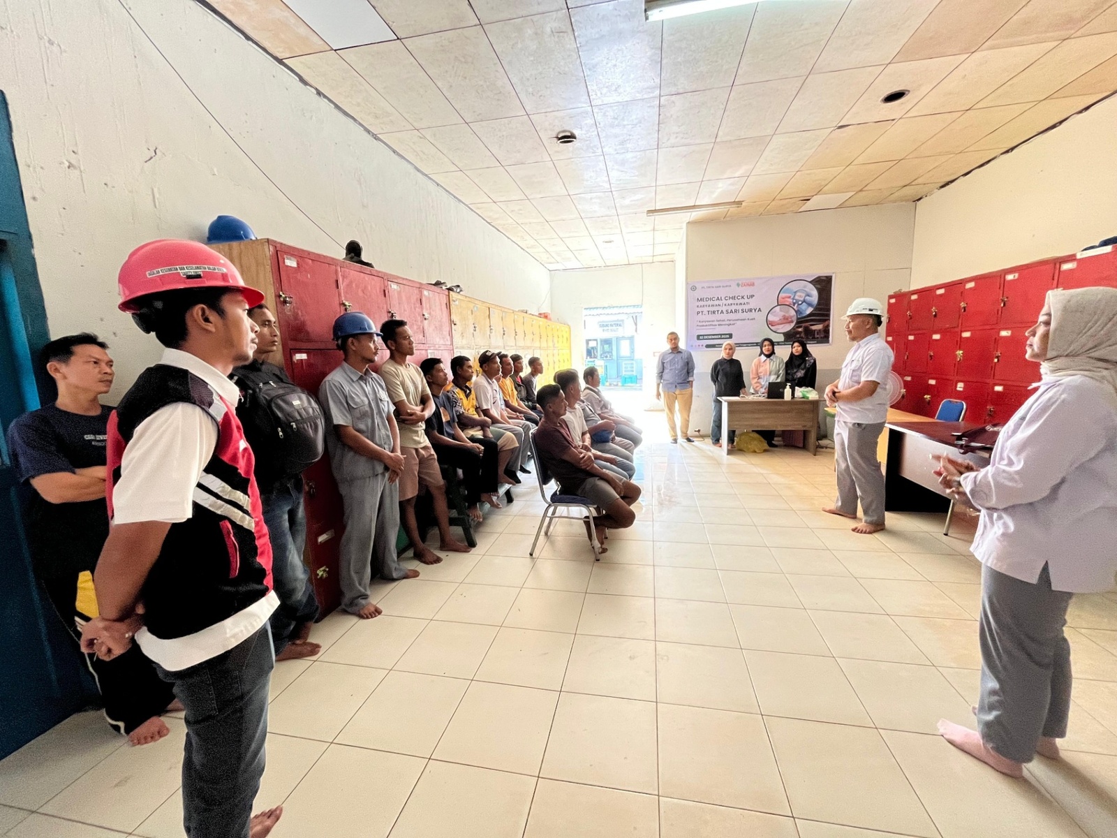 Demi Mendukung Lingkungan Kerja Aman dan Sehat, PT Tirta Sari Surya Gelar Medical Check Up Karyawan