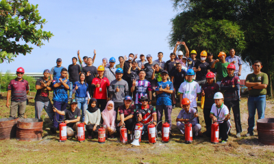 PT New Kalbar Processors Mengadakan Training Pemadaman Api